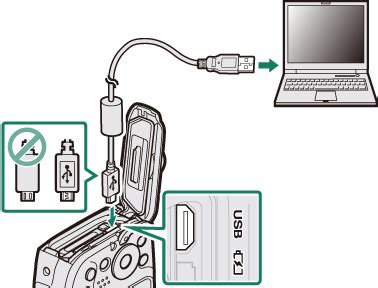 finepixviewer|Connecting to Computers via USB .